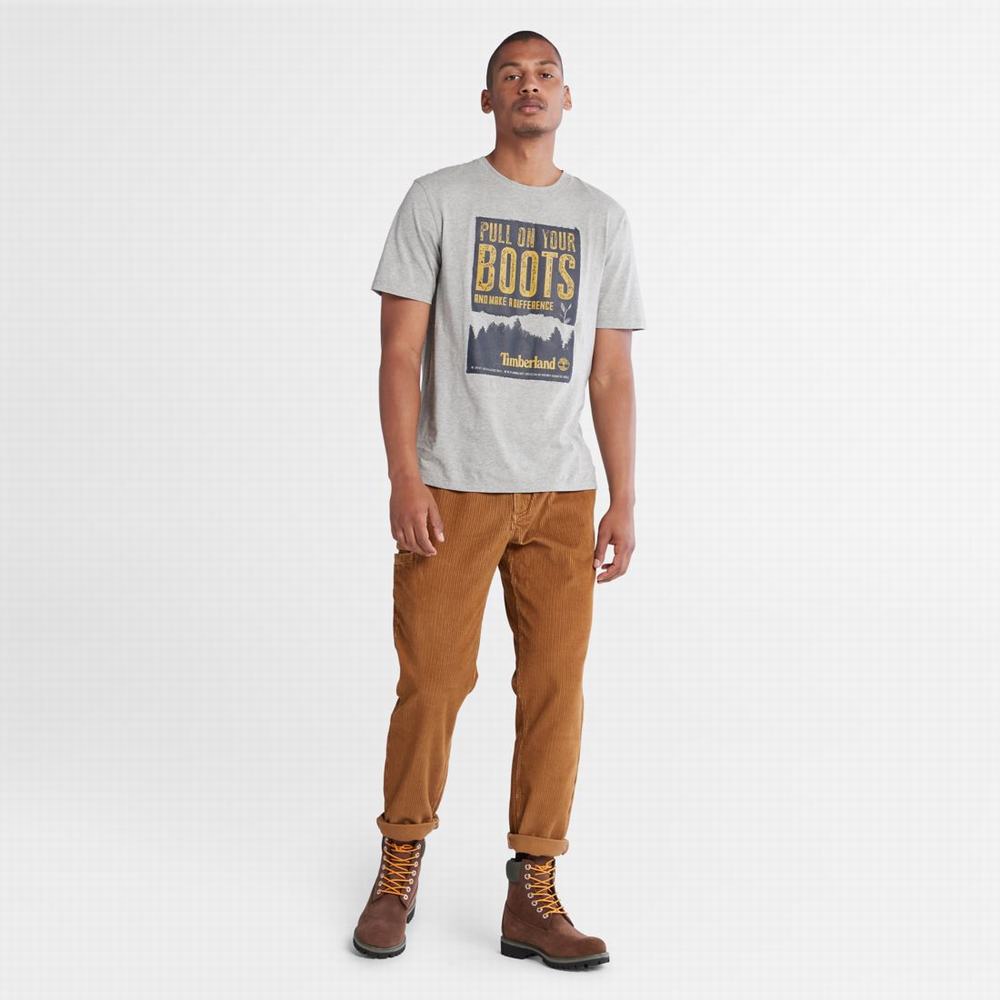 Timberland Corduroy Jogger Pantolon Erkek Kahverengi | TR-4296N