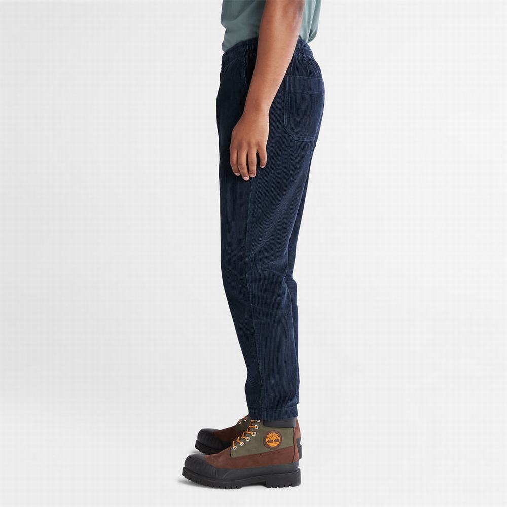 Timberland Corduroy Pantolon Erkek Lacivert | TR-8623X