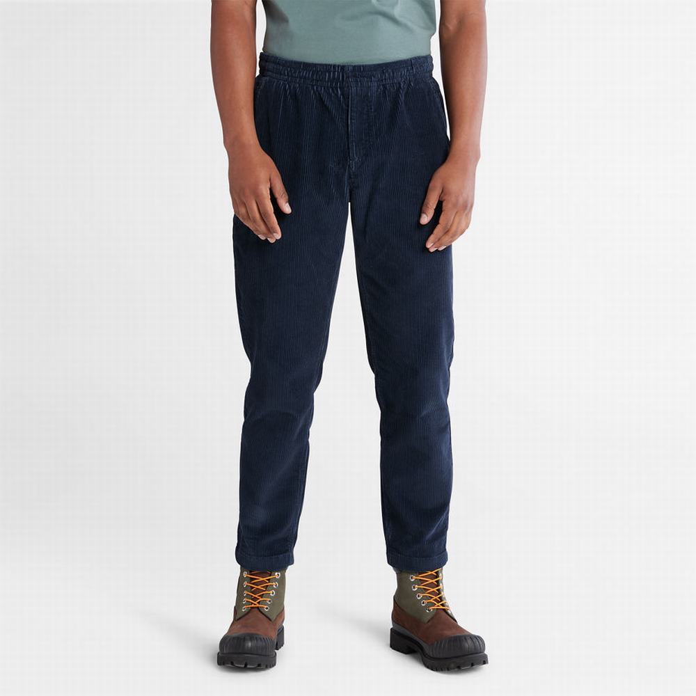 Timberland Corduroy Pantolon Erkek Lacivert | TR-8623X