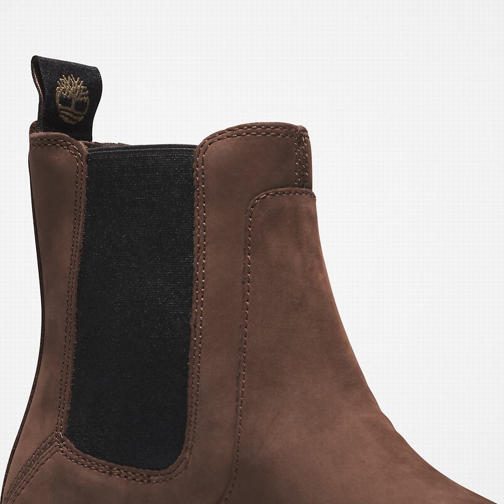 Timberland Cortina Valley Chelsea Chelsea Bot Kadın Koyu Kahverengi | TR-0793P