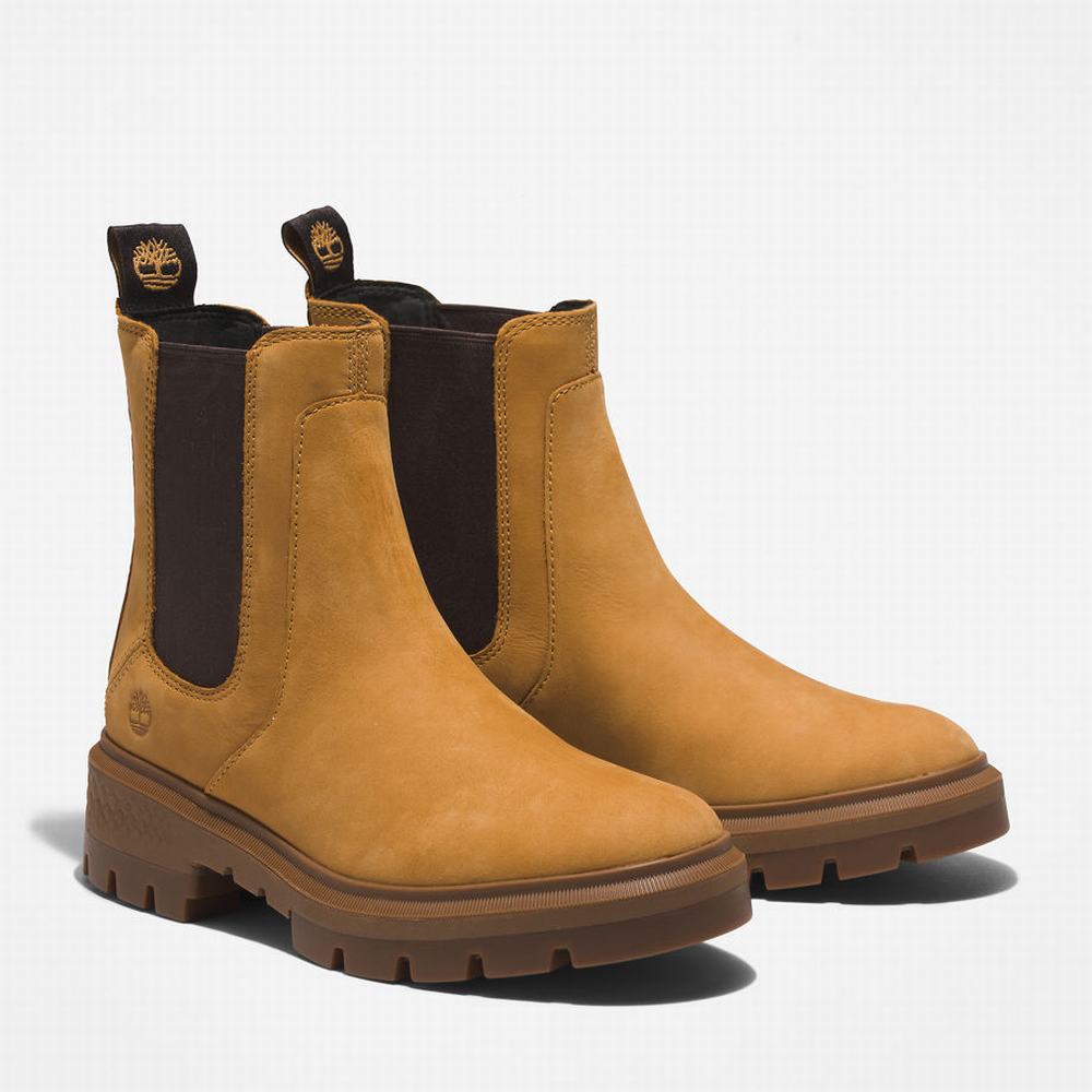 Timberland Cortina Valley Chelsea Chelsea Bot Kadın Sarı | TR-1862U