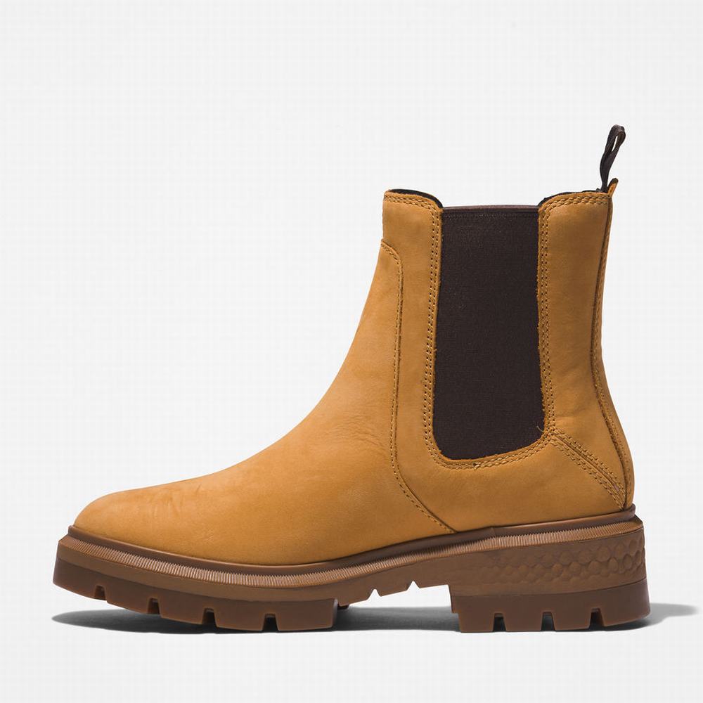 Timberland Cortina Valley Chelsea Chelsea Bot Kadın Sarı | TR-1862U