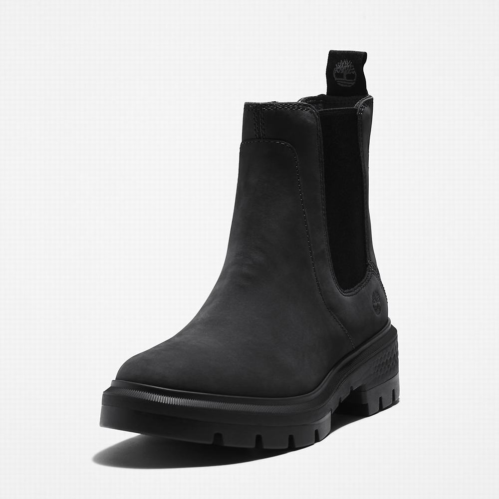 Timberland Cortina Valley Chelsea Chelsea Bot Kadın Siyah | TR-4835T
