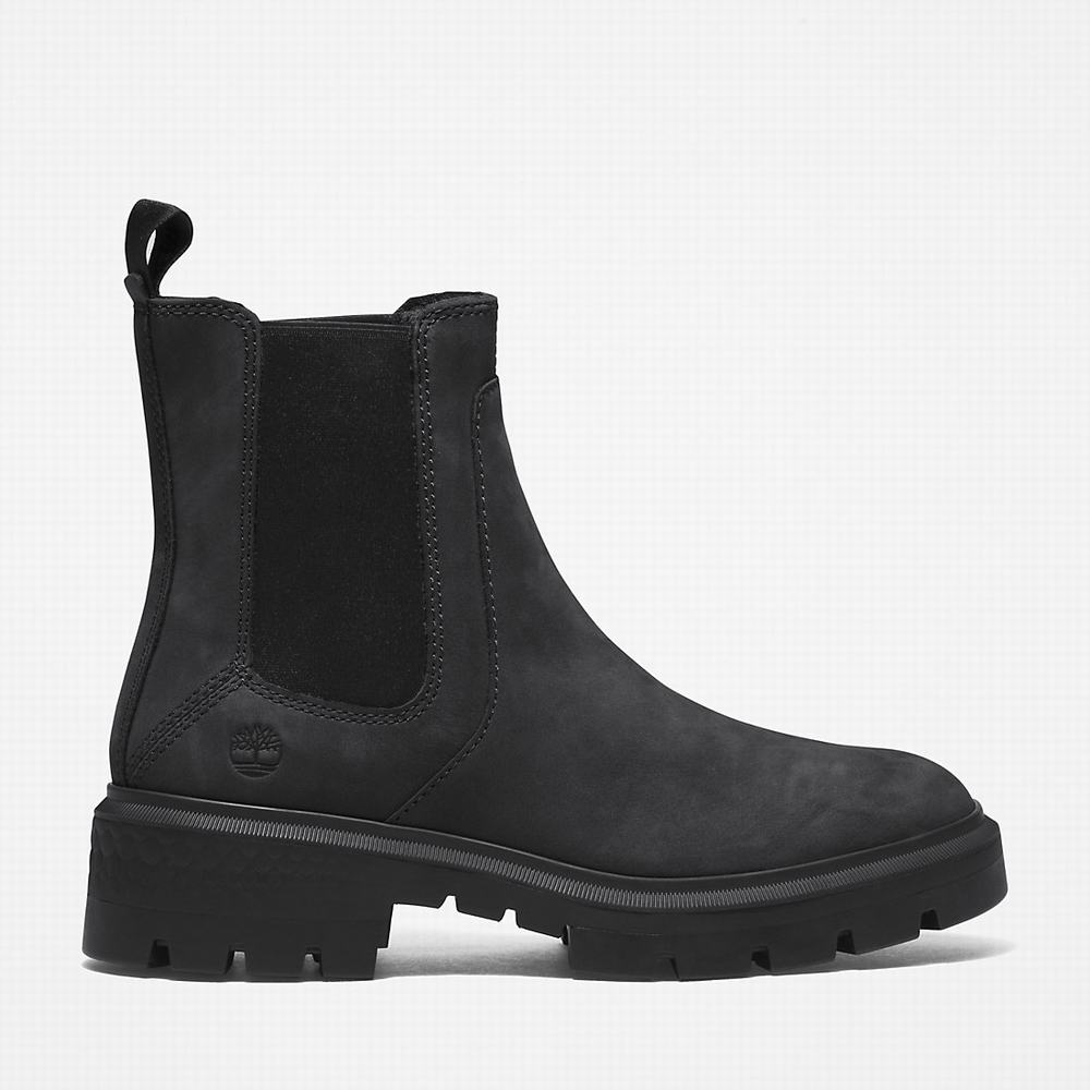 Timberland Cortina Valley Chelsea Chelsea Bot Kadın Siyah | TR-4835T