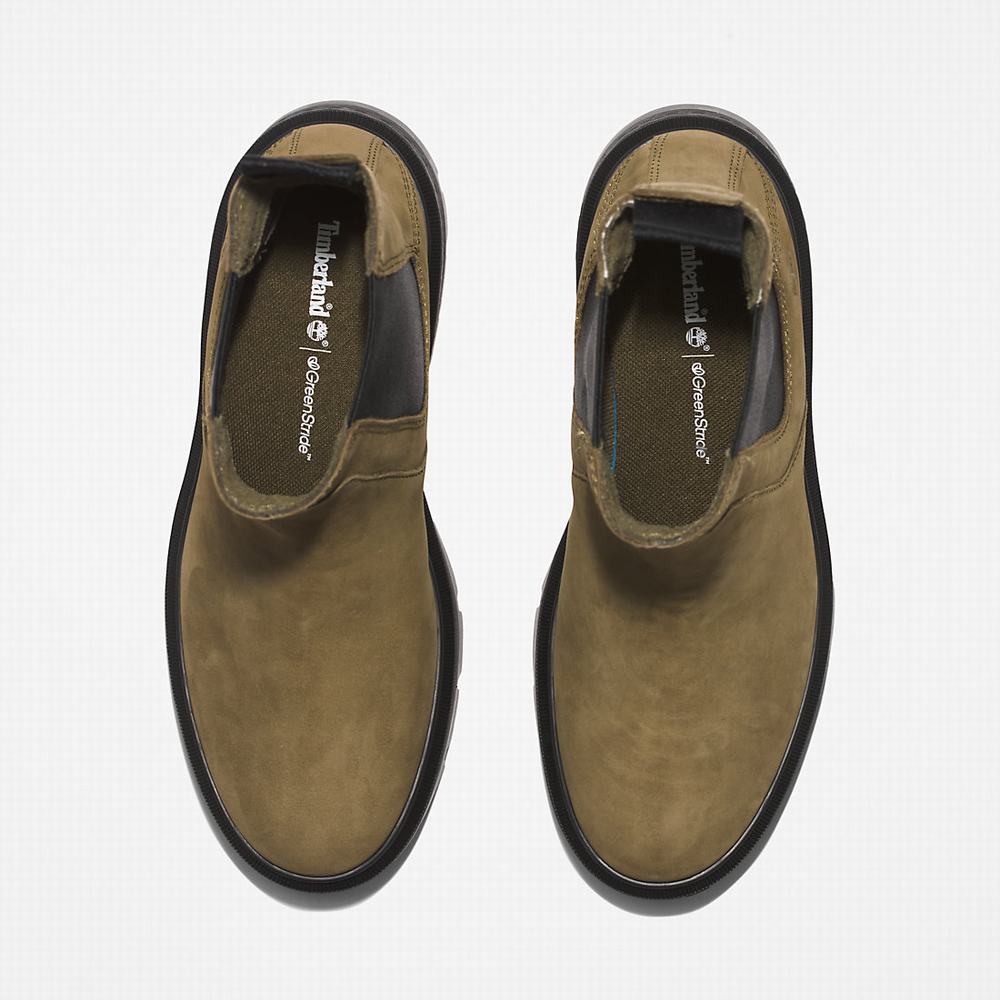 Timberland Cortina Valley Chelsea Chelsea Bot Kadın Yeşil | TR-7915Y