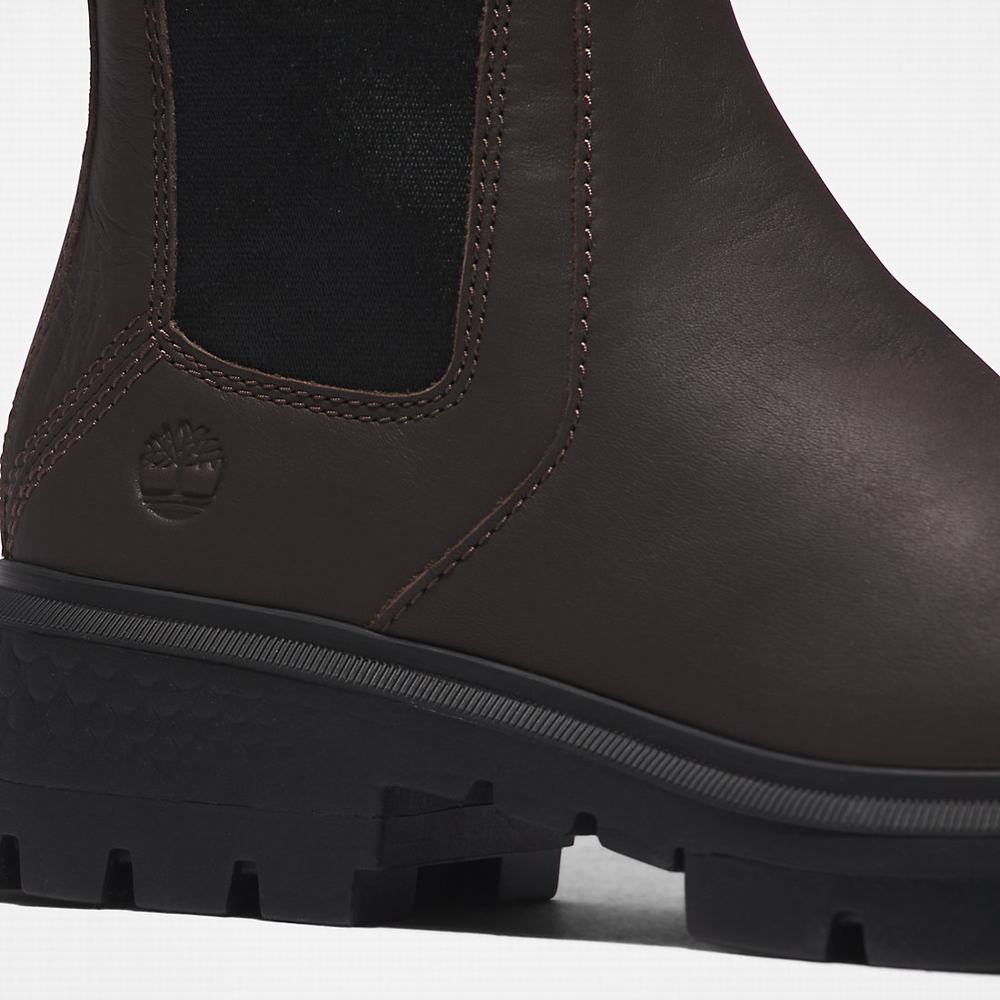 Timberland Cortina Valley Tall Çizme Kadın Koyu Kahverengi | TR-0197P