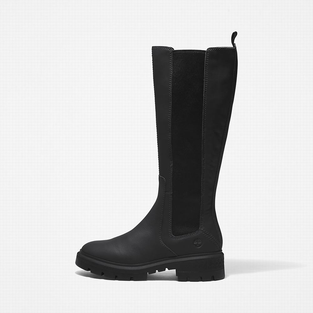 Timberland Cortina Valley Tall Çizme Kadın Siyah | TR-2630Y