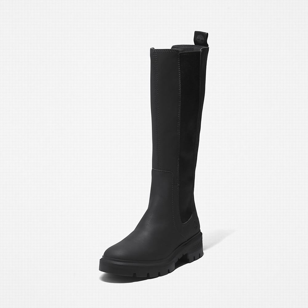 Timberland Cortina Valley Tall Çizme Kadın Siyah | TR-2630Y