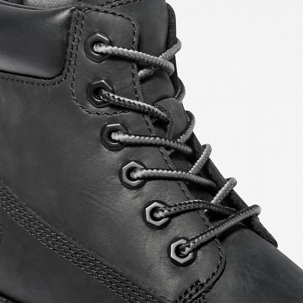 Timberland Courma 6 Inch Side-Zip Bot Çocuk Siyah | TR-0798H