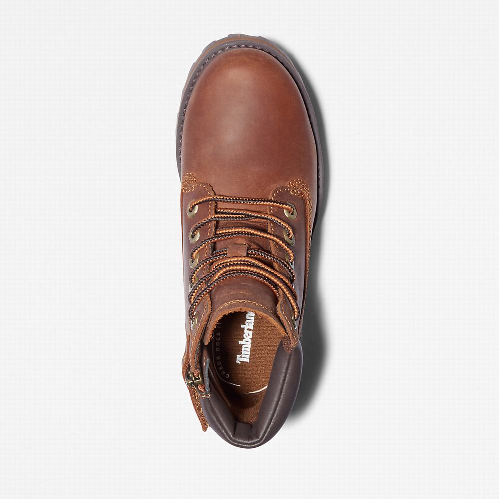 Timberland Courma 6 Inch Side-Zip Bot Çocuk Kahverengi | TR-2951G
