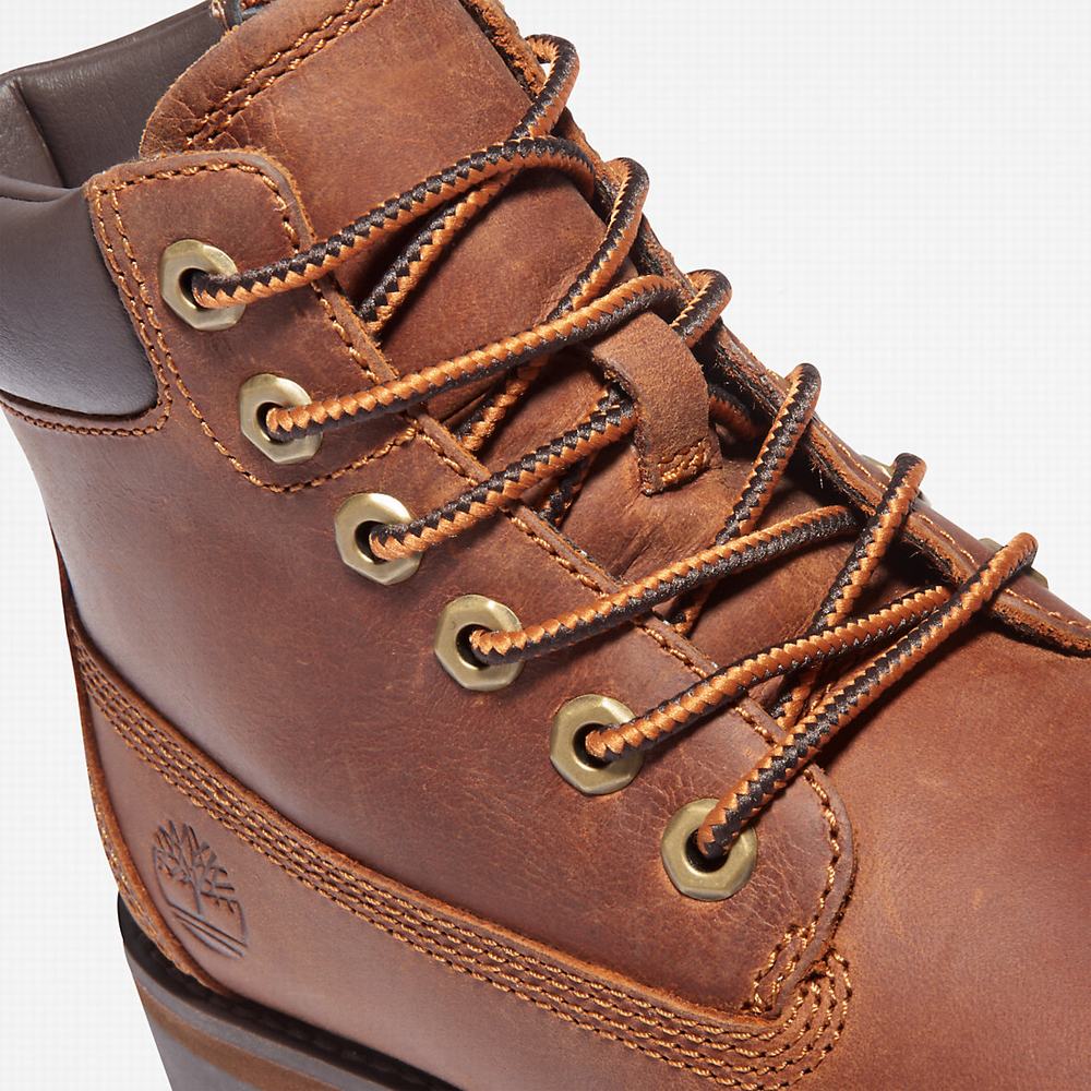 Timberland Courma 6 Inch Side-Zip Bot Çocuk Kahverengi | TR-2951G