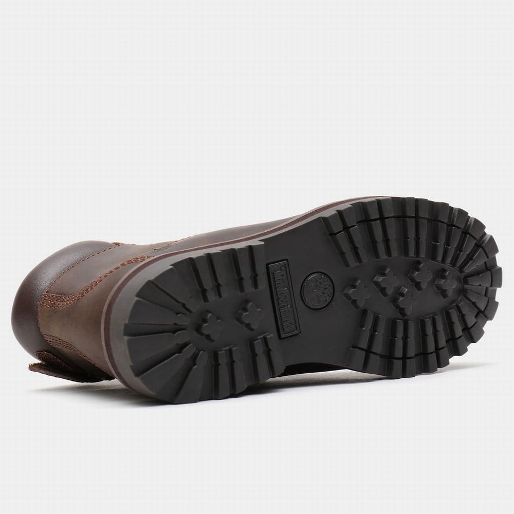 Timberland Courma 6 Inch Side-Zip Bot Çocuk Koyu Kahverengi | TR-6351F