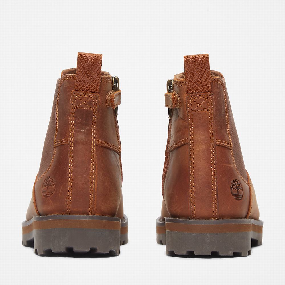 Timberland Courma Chelsea Chelsea Bot Çocuk Kahverengi | TR-1325Q