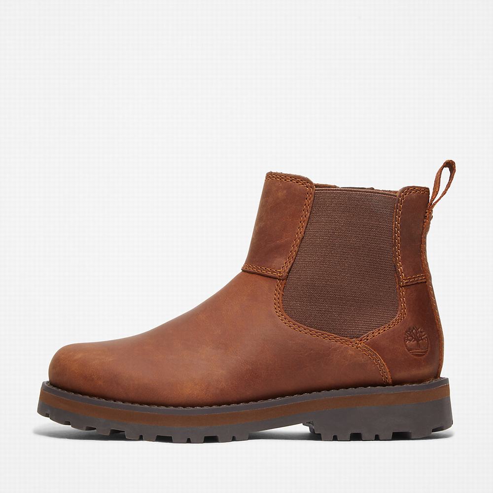 Timberland Courma Chelsea Chelsea Bot Çocuk Kahverengi | TR-1325Q