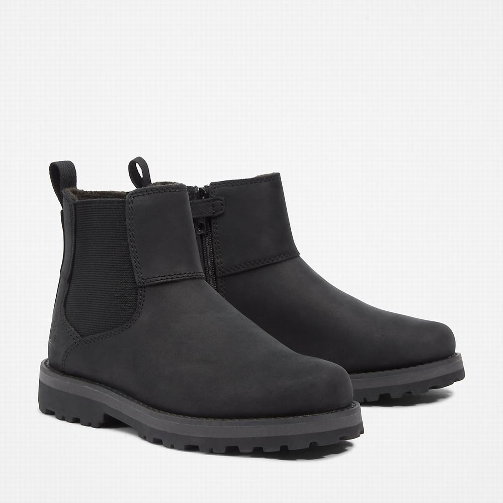 Timberland Courma Chelsea Chelsea Bot Çocuk Siyah | TR-2038N