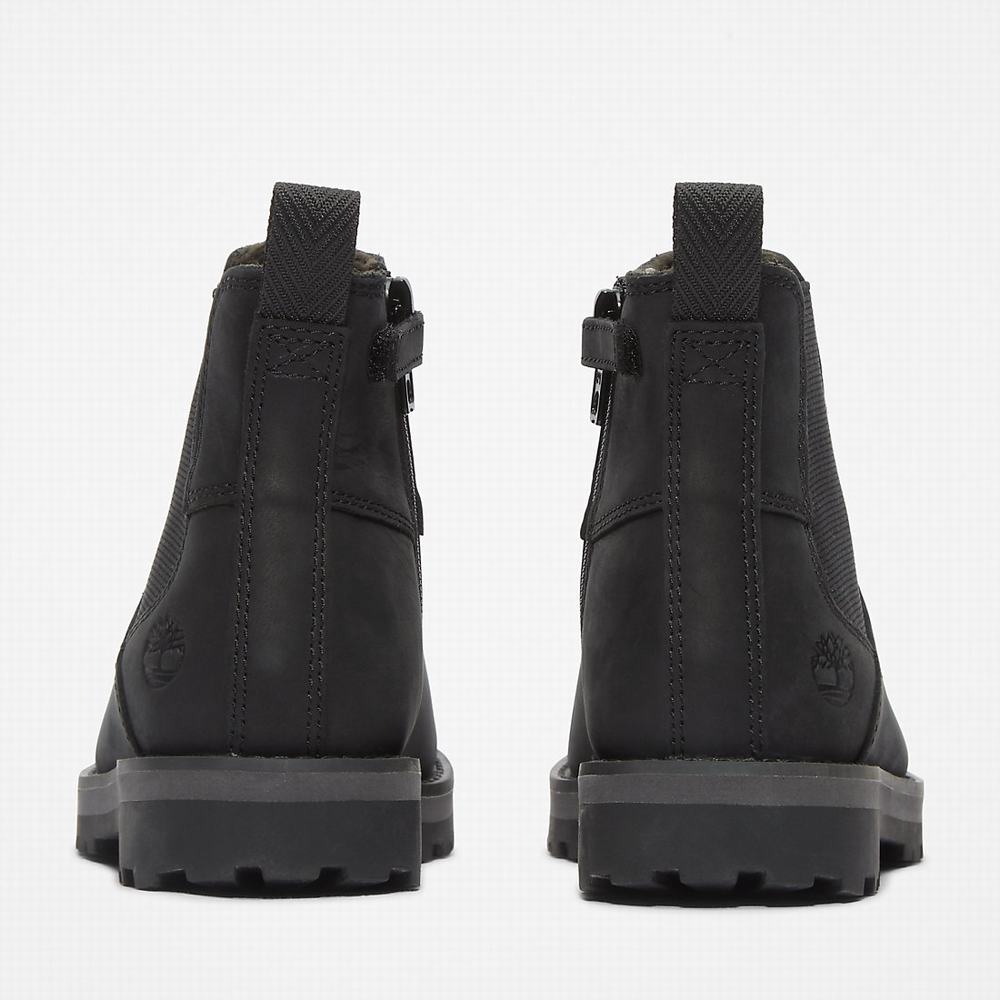 Timberland Courma Chelsea Chelsea Bot Çocuk Siyah | TR-2038N