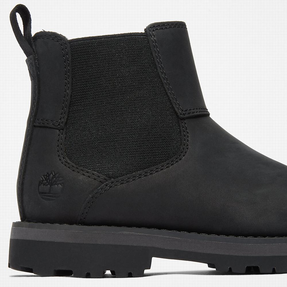 Timberland Courma Chelsea Chelsea Bot Çocuk Siyah | TR-2038N