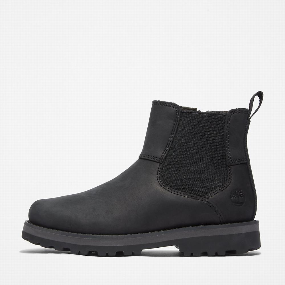 Timberland Courma Chelsea Chelsea Bot Çocuk Siyah | TR-2038N