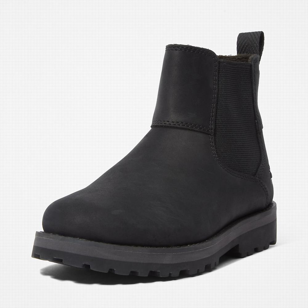 Timberland Courma Chelsea Chelsea Bot Çocuk Siyah | TR-2038N