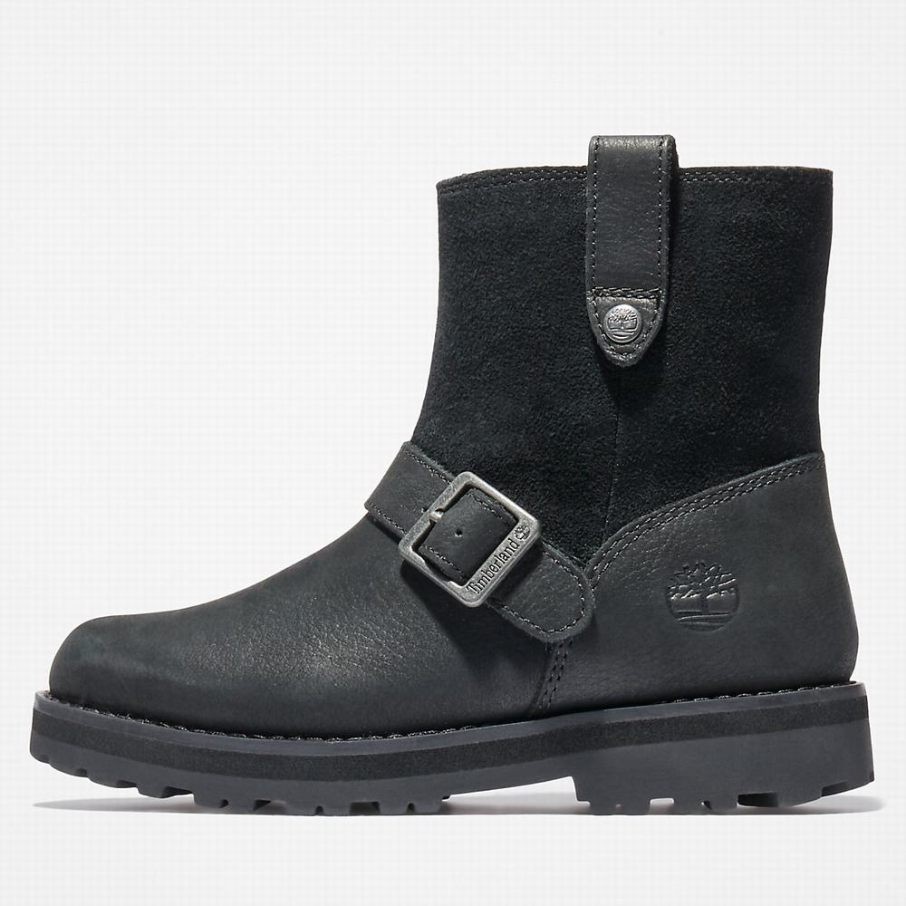 Timberland Courma Side-zip Winter Bot Çocuk Siyah | TR-1257K