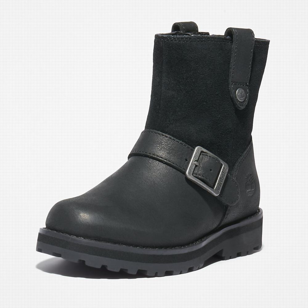 Timberland Courma Side-zip Winter Bot Çocuk Siyah | TR-1257K
