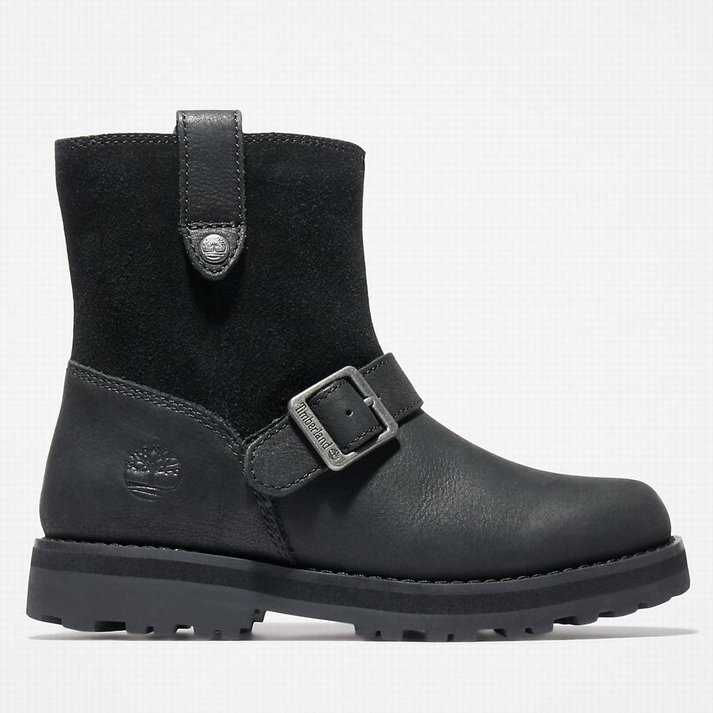 Timberland Courma Side-zip Winter Bot Çocuk Siyah | TR-1257K