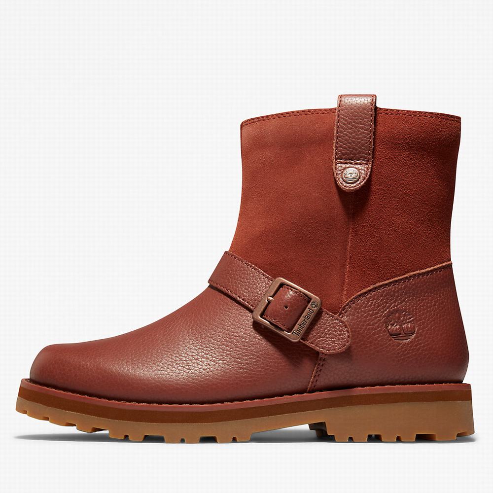 Timberland Courma Side-zip Winter Kışlık Bot Çocuk Kahverengi | TR-6218K
