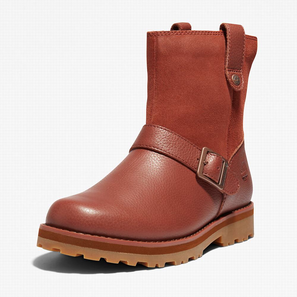 Timberland Courma Side-zip Winter Kışlık Bot Çocuk Kahverengi | TR-6218K