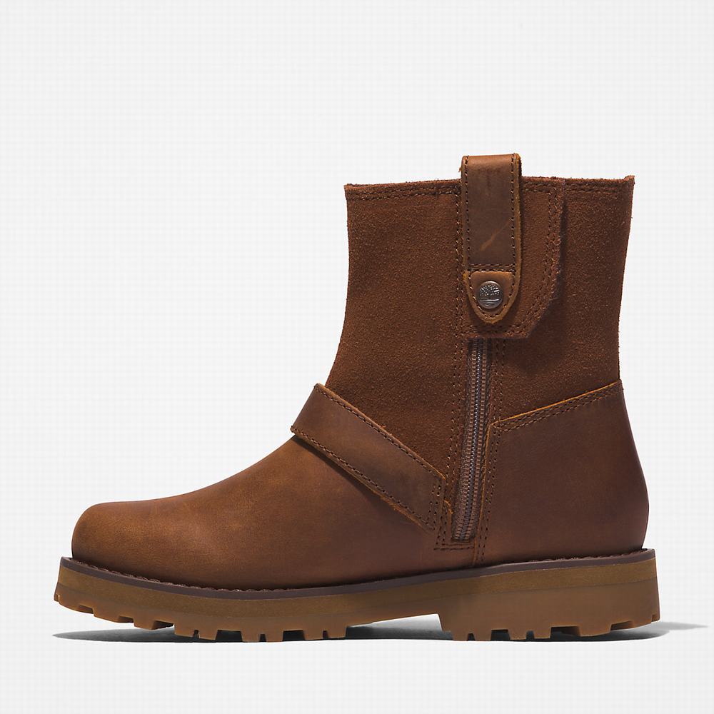 Timberland Courma Warm-lined Bot Çocuk Kahverengi | TR-6498Z