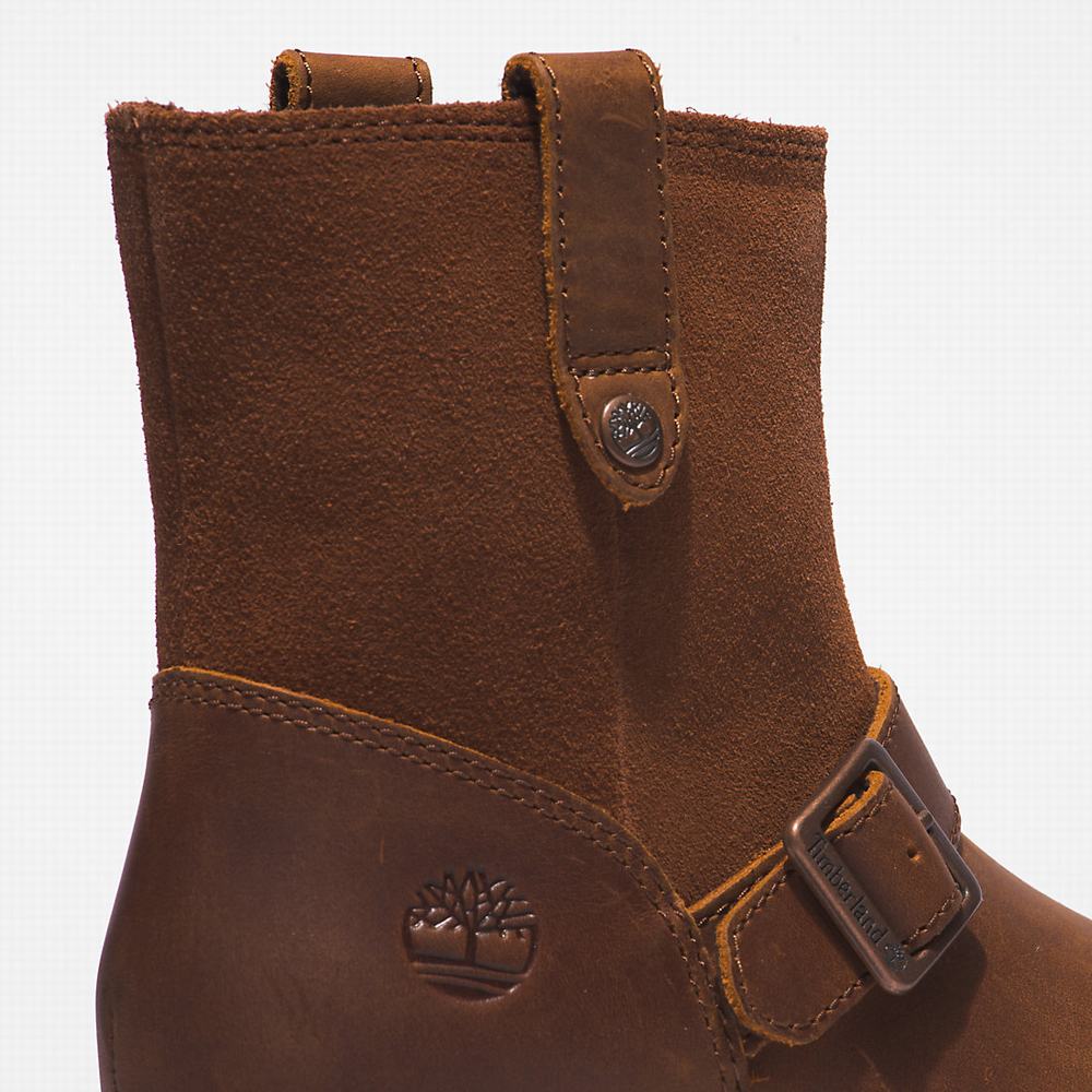 Timberland Courma Warm-lined Bot Çocuk Kahverengi | TR-6498Z