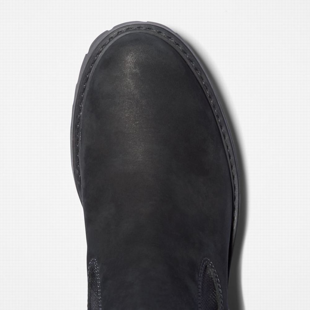 Timberland Courmayeur Valley Chelsea Chelsea Bot Kadın Siyah | TR-6714T