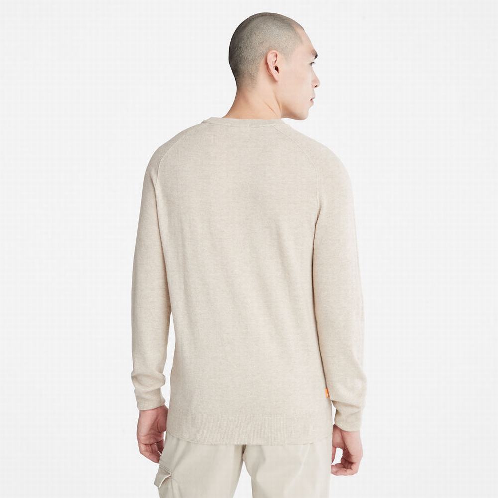 Timberland Crewneck Raglan Süveter Erkek Açık Gri | TR-9350Q