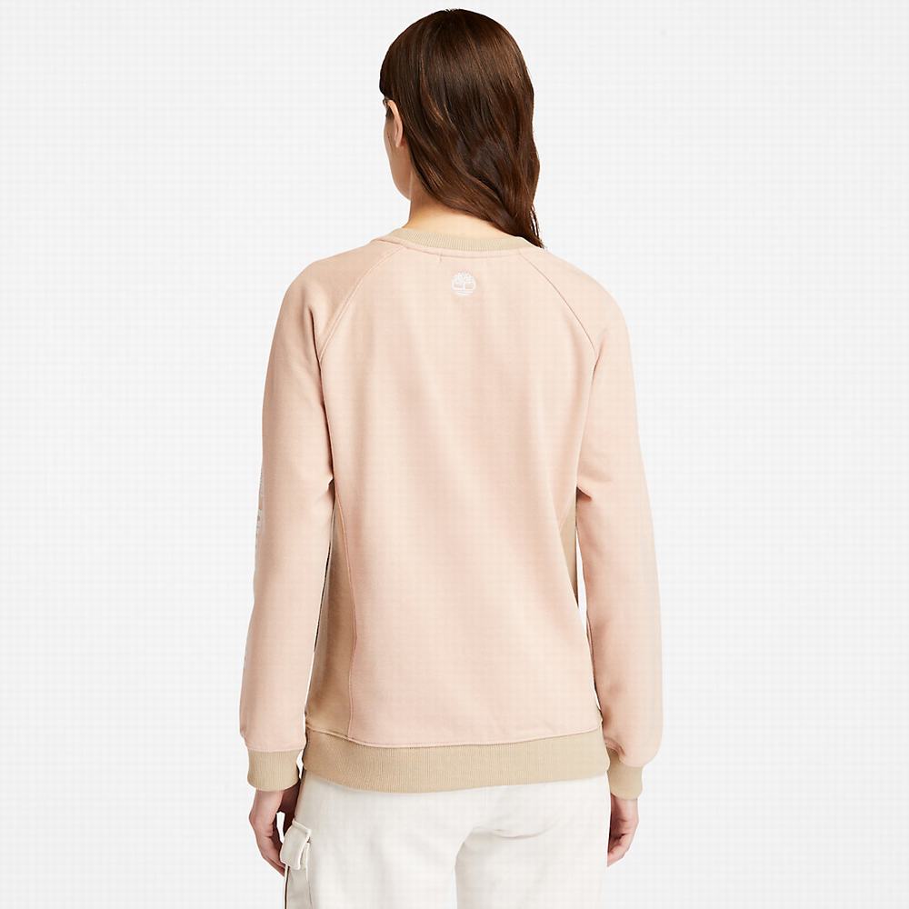 Timberland Crewneck Tişörtü Kadın Açık Pembe | TR-8351S