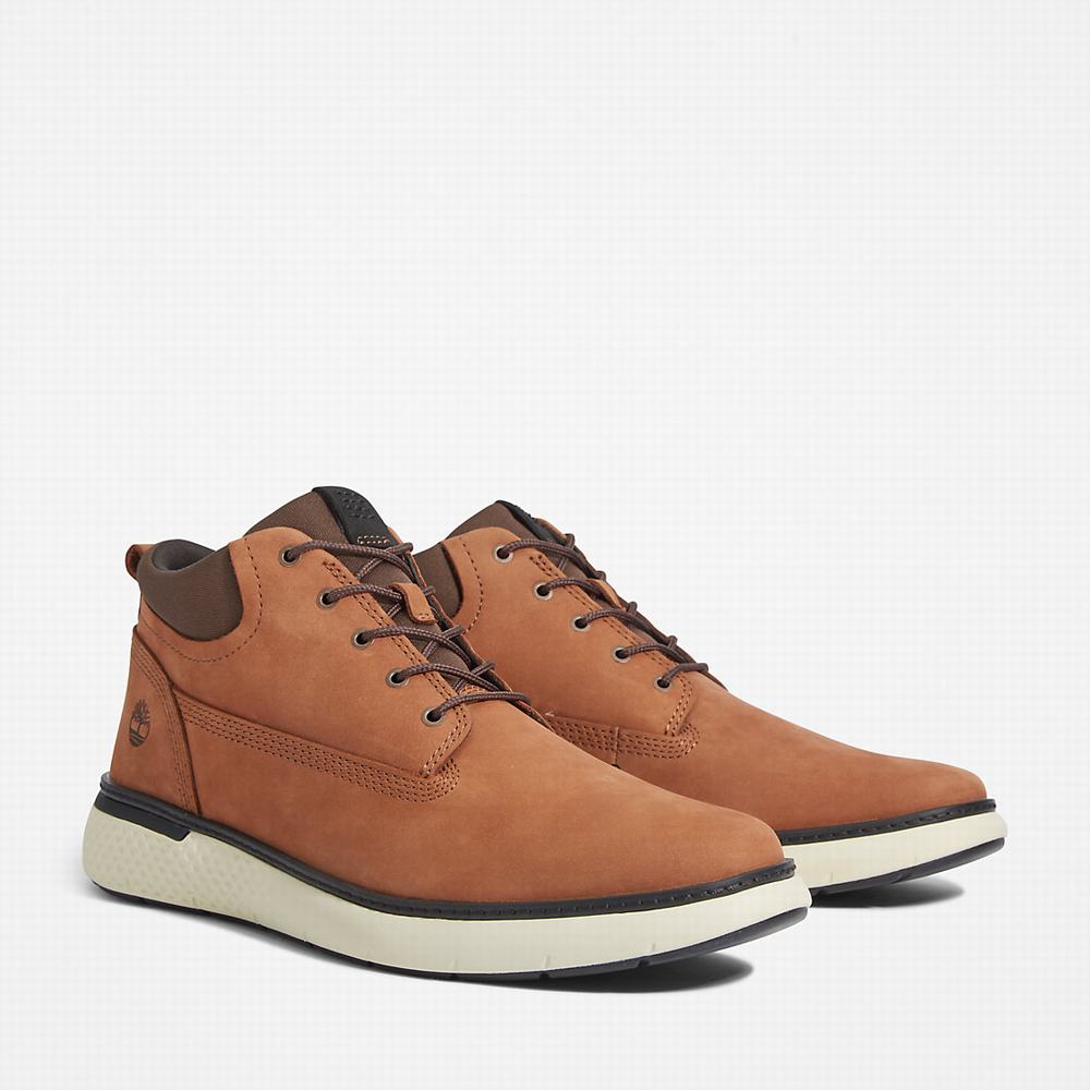 Timberland Cross Mark Chukka Bot Erkek Koyu Kahverengi | TR-4079H