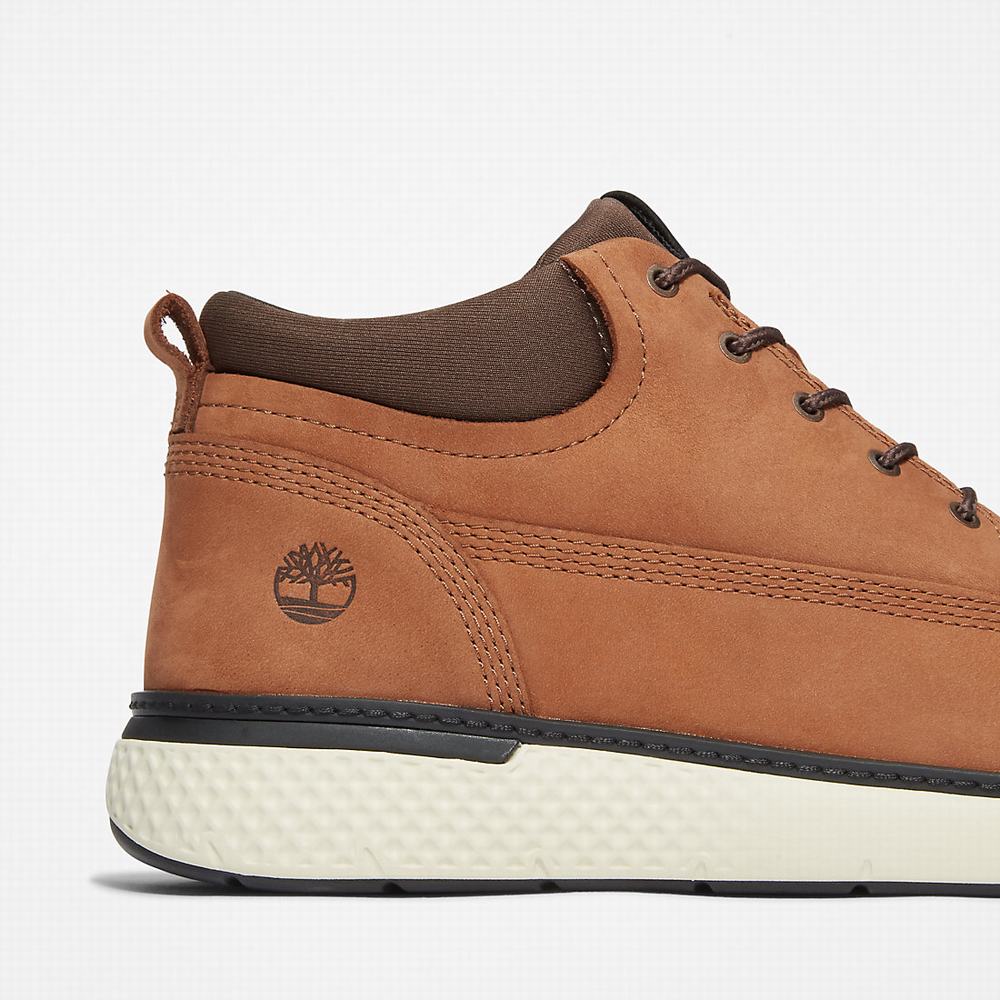 Timberland Cross Mark Chukka Bot Erkek Koyu Kahverengi | TR-4079H