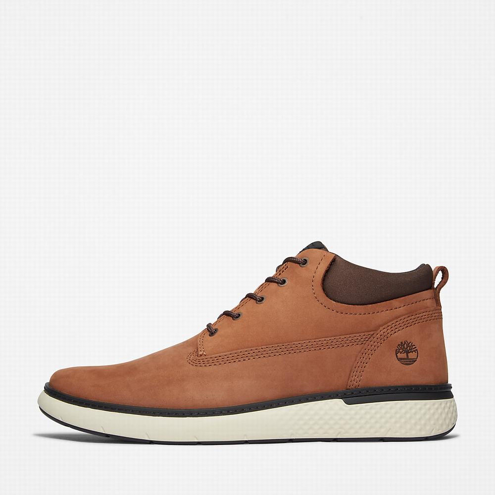 Timberland Cross Mark Chukka Bot Erkek Koyu Kahverengi | TR-4079H