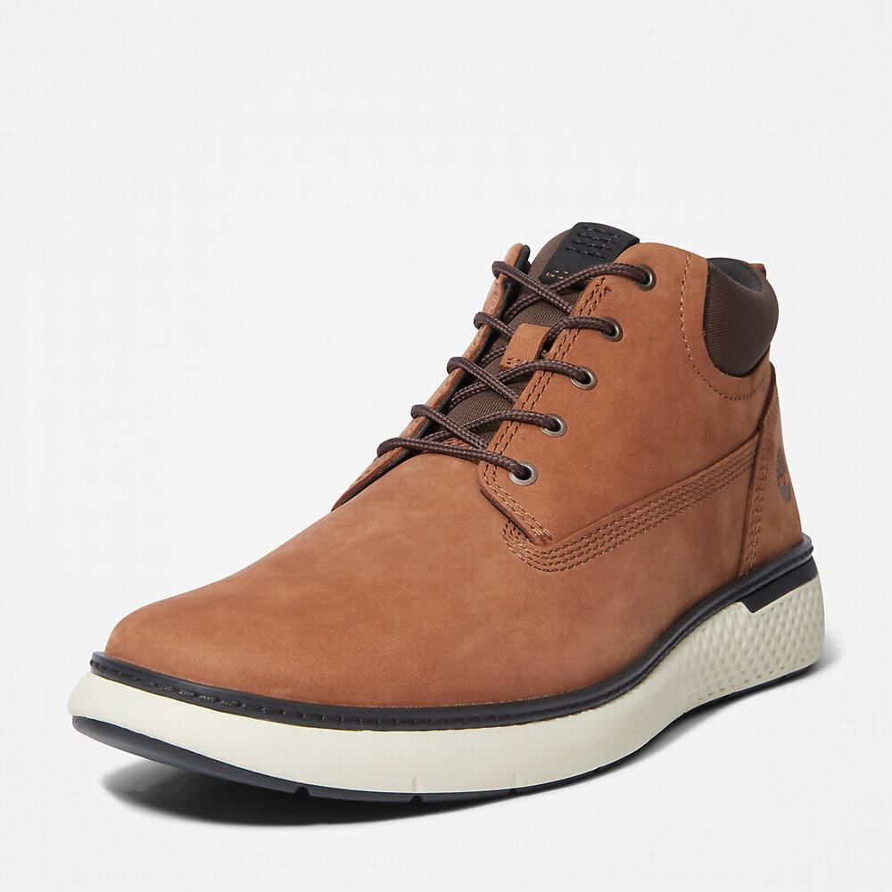 Timberland Cross Mark Chukka Bot Erkek Koyu Kahverengi | TR-4079H