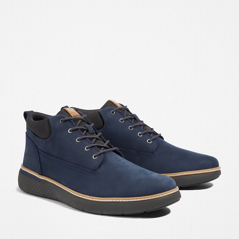Timberland Cross Mark Chukka Bot Erkek Lacivert | TR-6827L