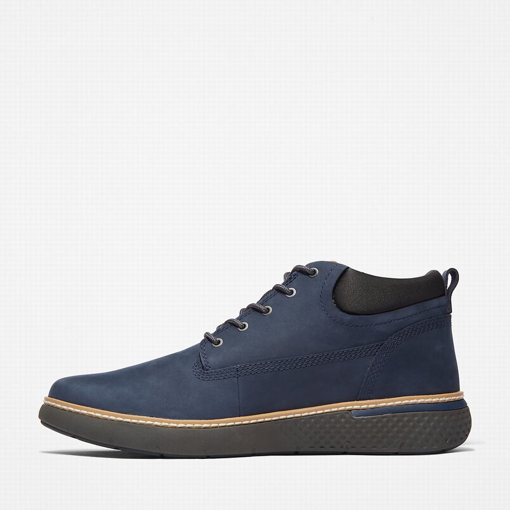 Timberland Cross Mark Chukka Bot Erkek Lacivert | TR-6827L