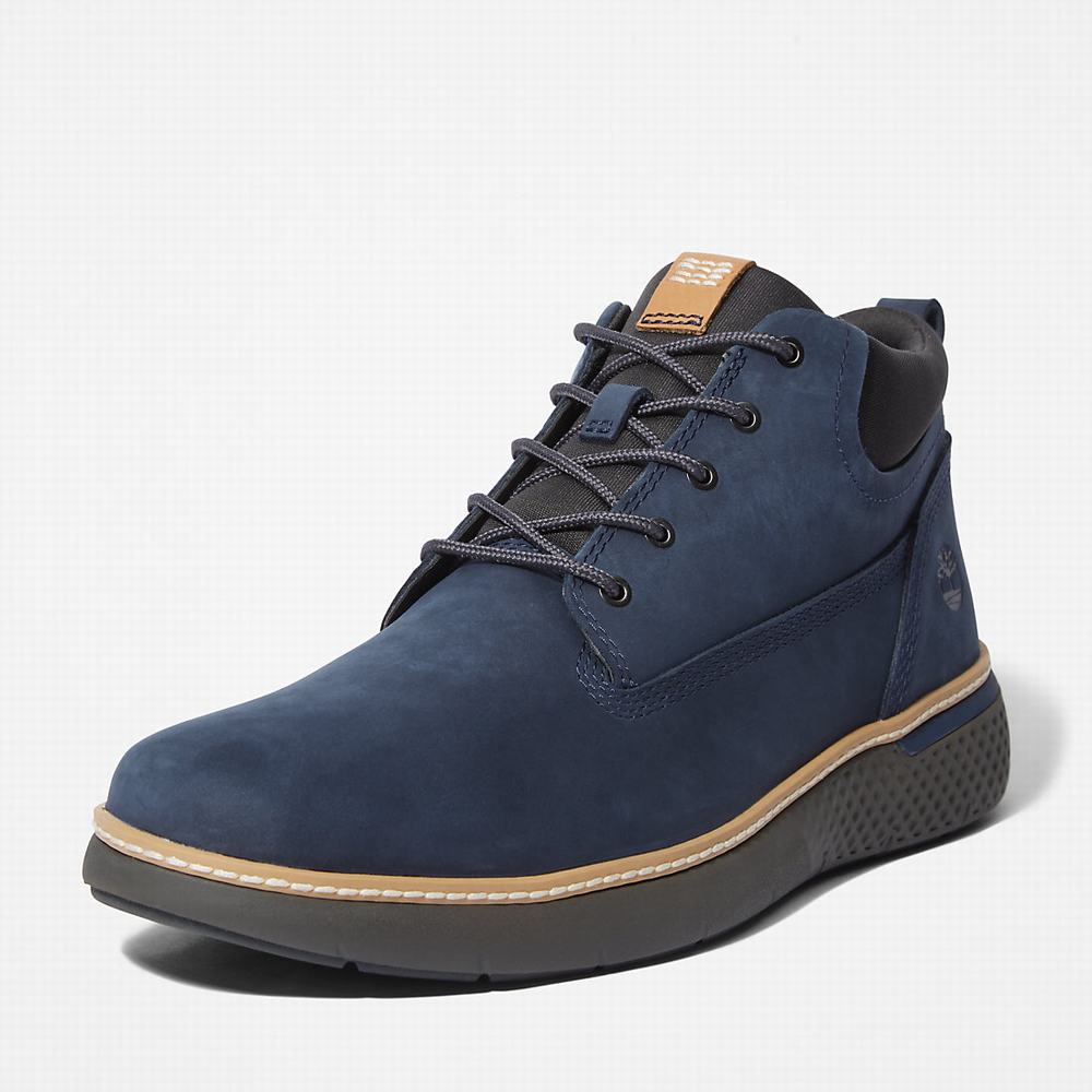 Timberland Cross Mark Chukka Bot Erkek Lacivert | TR-6827L