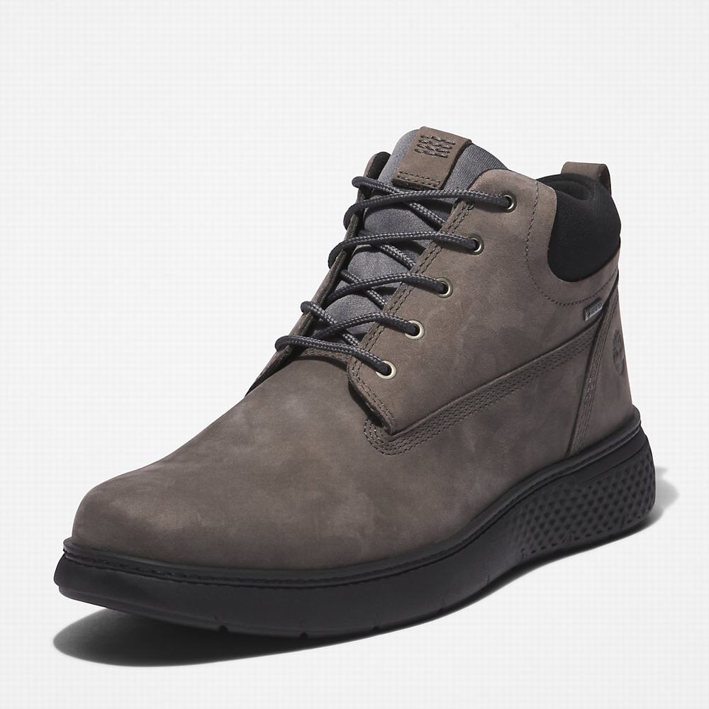 Timberland Cross Mark Gore-Tex® Chukka Bot Erkek Gri | TR-4283Z