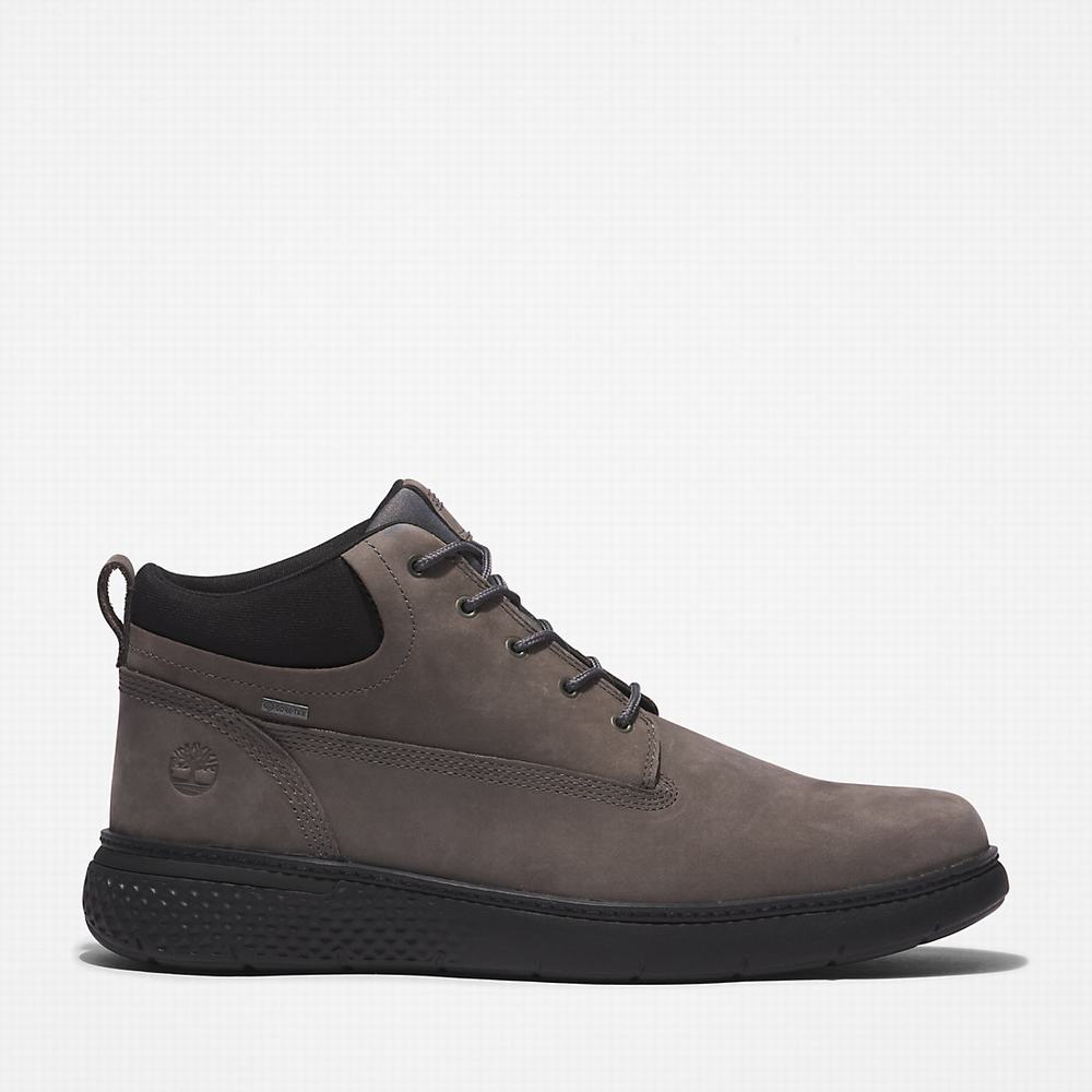 Timberland Cross Mark Gore-Tex® Chukka Bot Erkek Gri | TR-4283Z