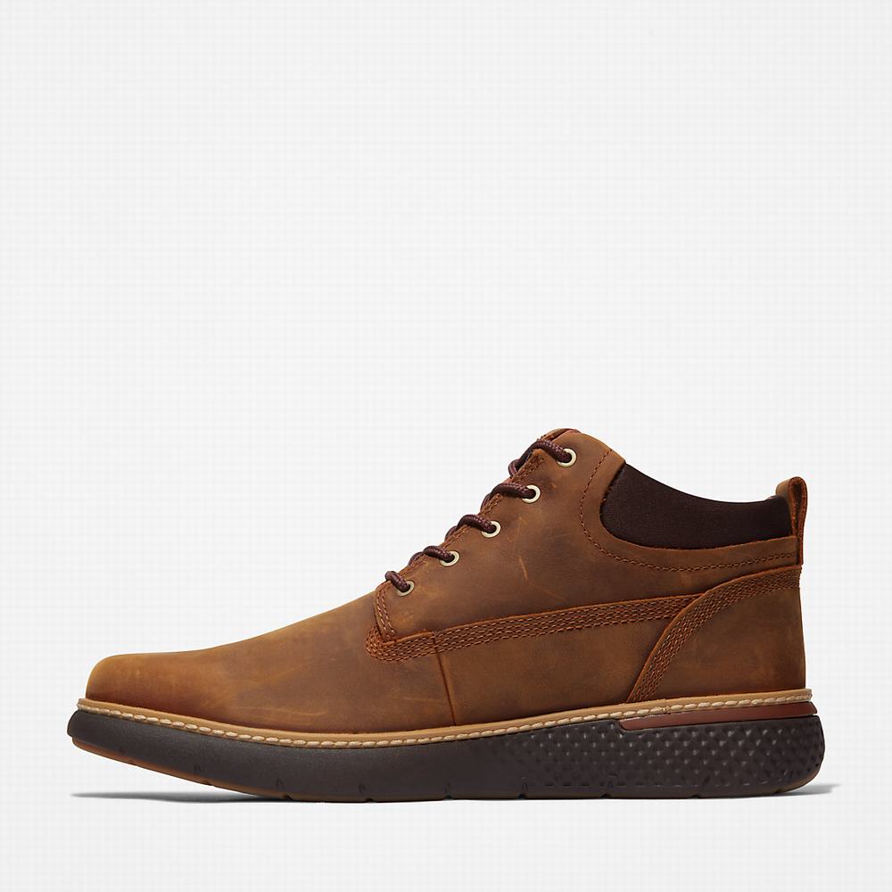 Timberland Cross Mark Gore-Tex® Chukka Bot Erkek Kahverengi | TR-5327F