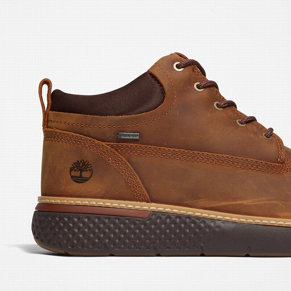 Timberland Cross Mark Gore-Tex® Chukka Bot Erkek Kahverengi | TR-5327F