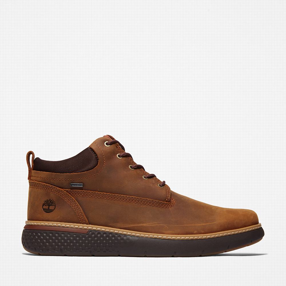 Timberland Cross Mark Gore-Tex® Chukka Bot Erkek Kahverengi | TR-5327F