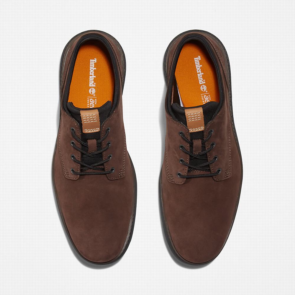 Timberland Cross Mark Oxford Ayakkabı Erkek Koyu Kahverengi | TR-7065C