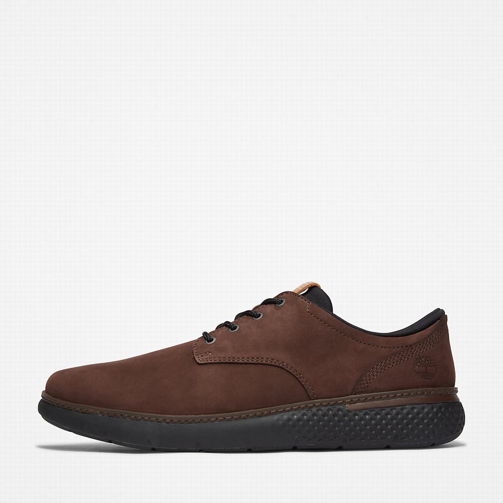Timberland Cross Mark Oxford Ayakkabı Erkek Koyu Kahverengi | TR-7065C