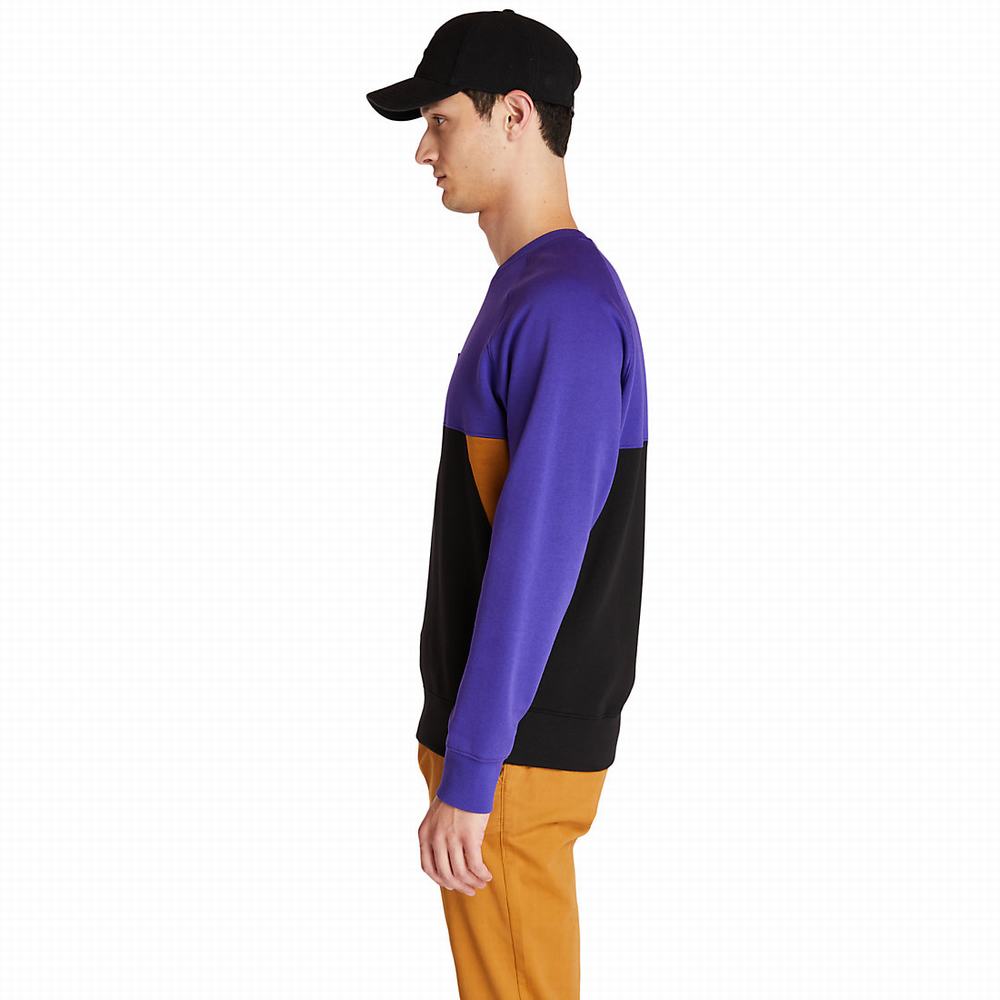 Timberland Cut-and-sew Tişörtü Erkek Koyu Mavi | TR-5718D