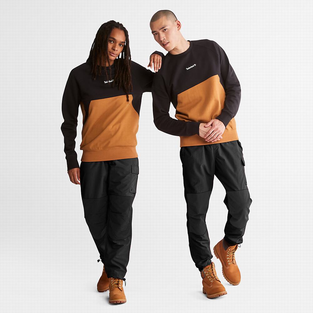Timberland Cut-and-sew Tişörtü Erkek Siyah | TR-2348U