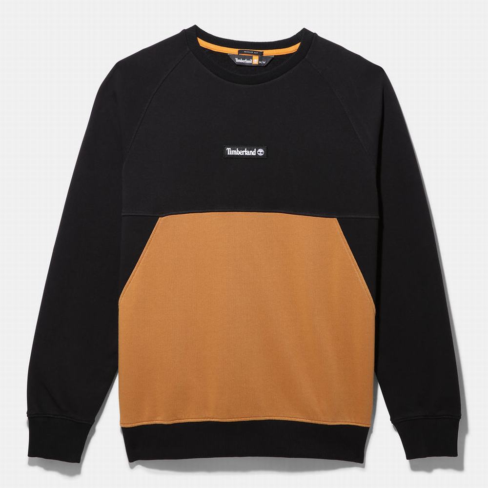 Timberland Cut-and-sew Tişörtü Erkek Siyah | TR-5346L